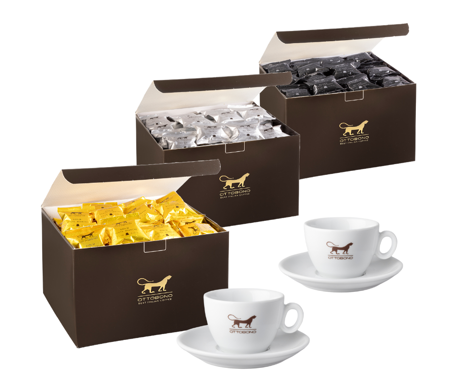 300 COMPATIBLE CAPSULES COFFEE Nespresso® + 2 CAPPUCCINO CUPS
