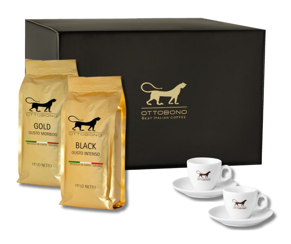 2 Bean Bags 500gr + 2 Coffee Cups