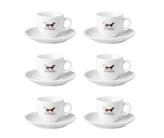 Pack of 6 coffee cups